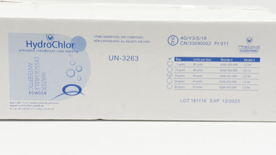 HydroChlor 6506-451-000 Water Dissolvable Antiseptic Powder (x) - Box of 36